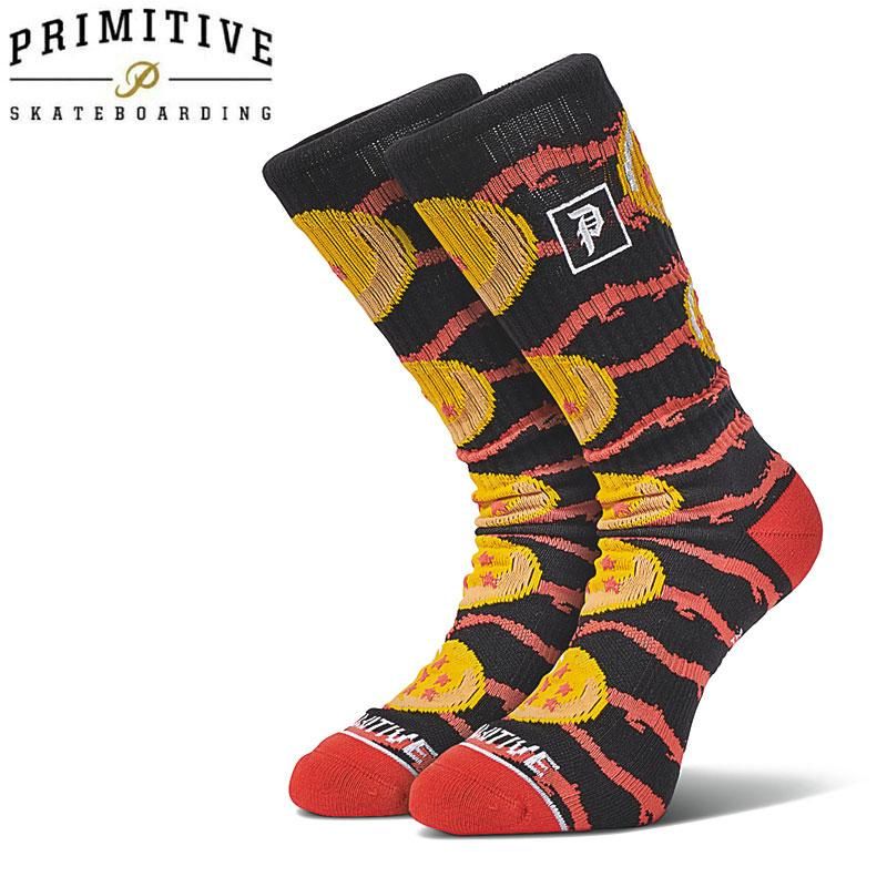 プリミティブ Primitive スケボー ソックス Dbz Dragon Jacquard Crew Sock ドラゴンボール No11