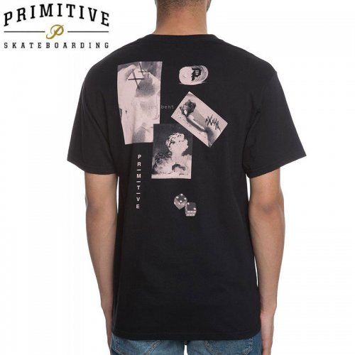 【PRIMITIVE プリミティブ スケボー Tシャツ】MOODS LW TEE【ブラック】NO15