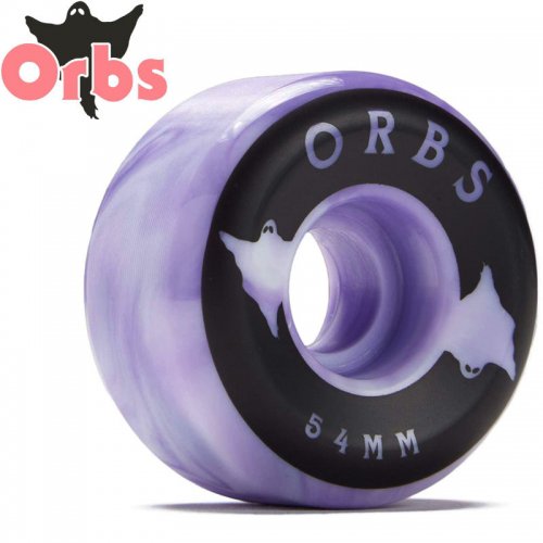 【オーブス ORBS スケボー ウィール】SPECTERS SWIRLS フルコニカル 99A パープル【54mm】NO19