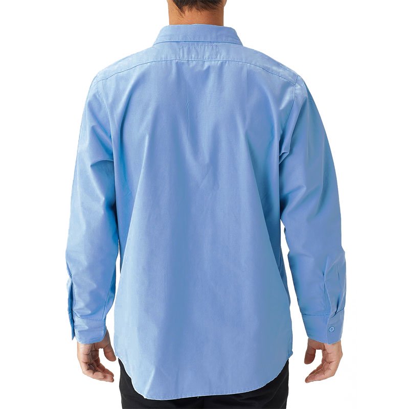 インディペンデント INDEPENDENT ワークシャツ GRINDSTONE L/S WORK SHIRT ブルー NO2