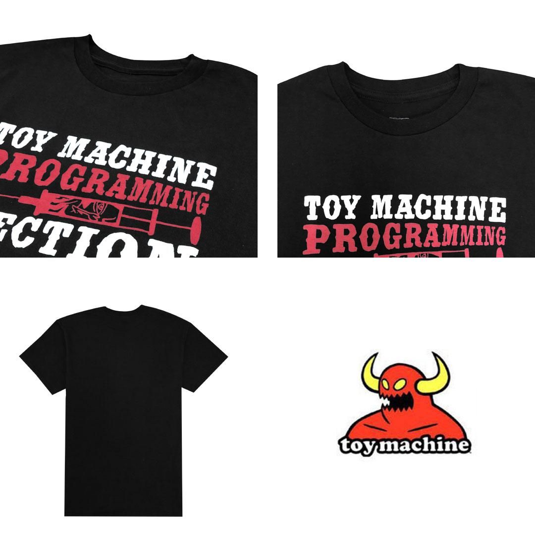 TOY MACHINE スケートボードシャツ 黒 TOY MACHINE トイマシーン(Tシャツ) - 南国スケボーショップ砂辺
