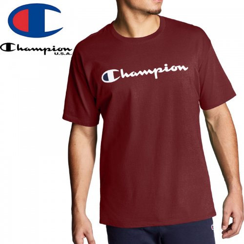 【CHAMPION チャンピオン Tシャツ】SCRIPT LOGO TEE 【チェリーパイ】NO19