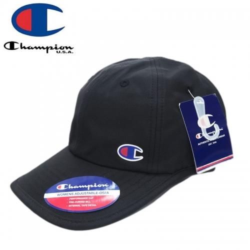 Champion チャンピオン レディース ベースボールキャップ Big C Classic Twill Cap ブラック No4 Champion チャンピオン レディース ベースボールキャップ Big C Classic Twill Cap ブラック No4