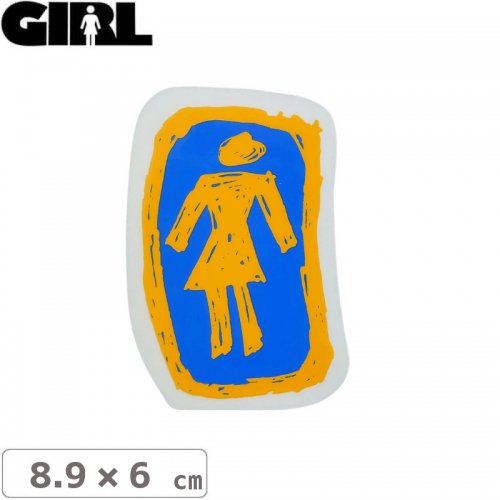 GIRL 륹ȥܡ STICKER ƥåLOGO STICKER 8.9cm x 6cm NO105