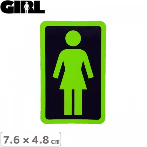 GIRL 륹ȥܡ STICKER ƥåBOX LOGO STICKER 7.6cm x 4.8cm NO108