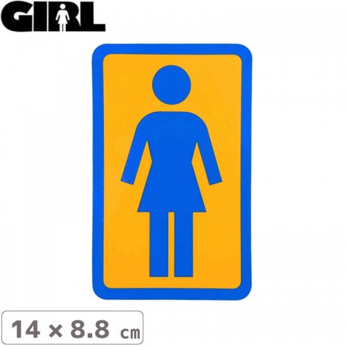 GIRL 륹ȥܡ STICKER ƥåBOX LOGO STICKER 14cm x 8.8cm NO112