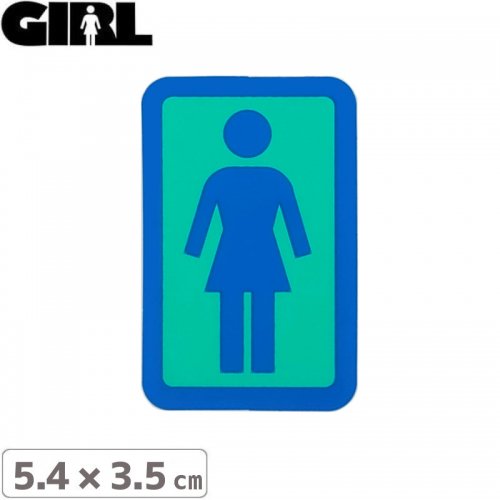 GIRL 륹ȥܡ STICKER ƥåBOX LOGO STICKER 5.4cm x 3.5cm NO121