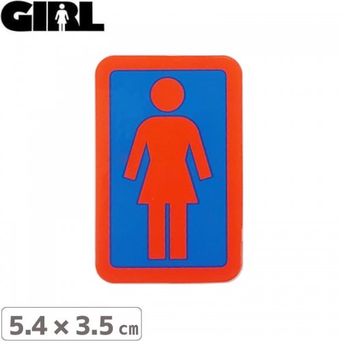 GIRL 륹ȥܡ STICKER ƥåBOX LOGO STICKER 5.4cm x 3.5cm NO122