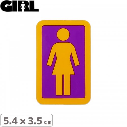 GIRL 륹ȥܡ STICKER ƥåBOX LOGO STICKER 5.4cm x 3.5cm NO123