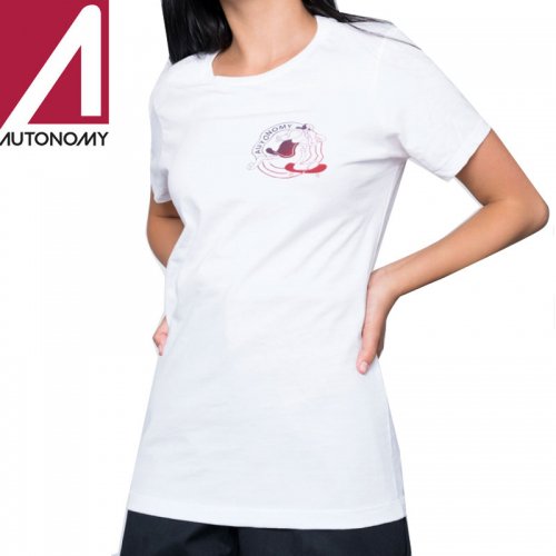 【オートノミー AUTONOMY レディース Tシャツ】OLIVIA CLASSIC TEE【ホワイト】NO4