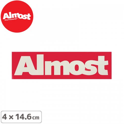 ALMOST ⥹ ƥåRED BAR STICKER4cm x 14.6cmNO113