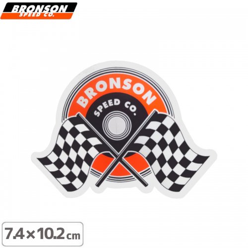 【BRONSON ブロンソン スケボー ステッカー】WINNERS CIRCLE STICKER【7.4cm x 10.2cm】NO5