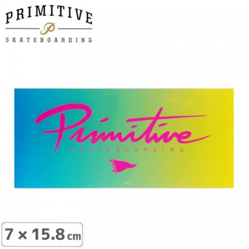 ڥץߥƥ PRIMITIVE ܡ ƥåPENNANT STICKER7cm15.8cmNO33