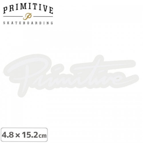 ڥץߥƥ PRIMITIVE ܡ ƥåSCRIPT LOGO STICKER4.8cm15.2cmNO35