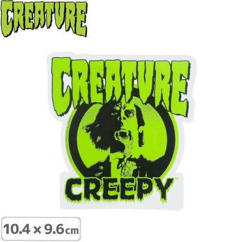 クリーチャー CREATURE スケボー ステッカー LOGO STICKER 5.8cm ｘ