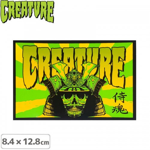 クリーチャー CREATURE スケボー ステッカー LOGO STICKER 5.8cm ｘ