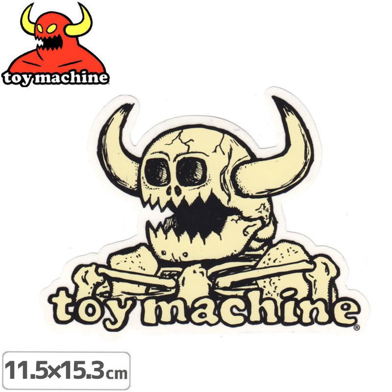 ڥȥޥ TOY MACHINE ܡ ƥåDEAD MONSTER STICKER 11.5cm x 15.3cm NO38