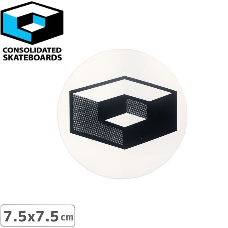 CONSOLIDATED 󥽥ǡƥå ܡ ƥåCUBES LOGO7.5cm x 7.5cmNO72