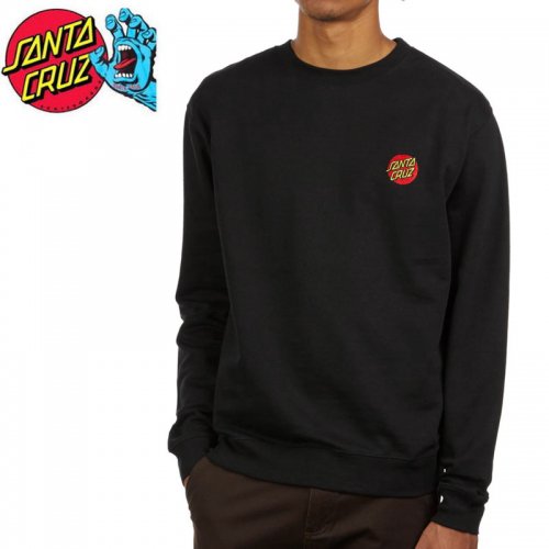 SANTA CRUZ サンタクルーズ スウェット DOT EMBROIDERY CREWNECK