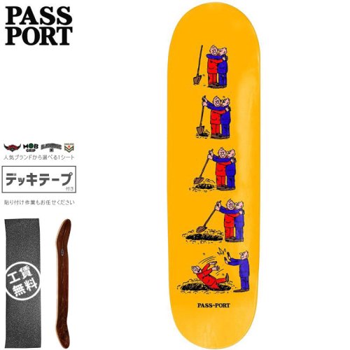 【PASS~PORT パスポート スケートボード デッキ】W.C.W.B.F. DIG DECK【7.875インチ】NO35