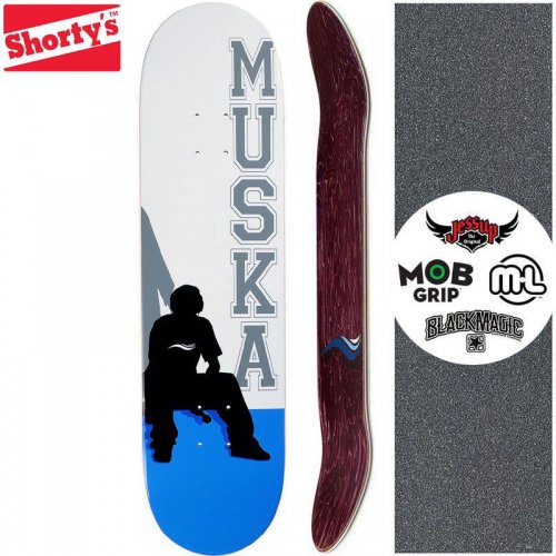 【ショーティーズ SHORTY'S スケートボード デッキ】MUSKA SILHOUETTE DECK【8.125インチ】NO28