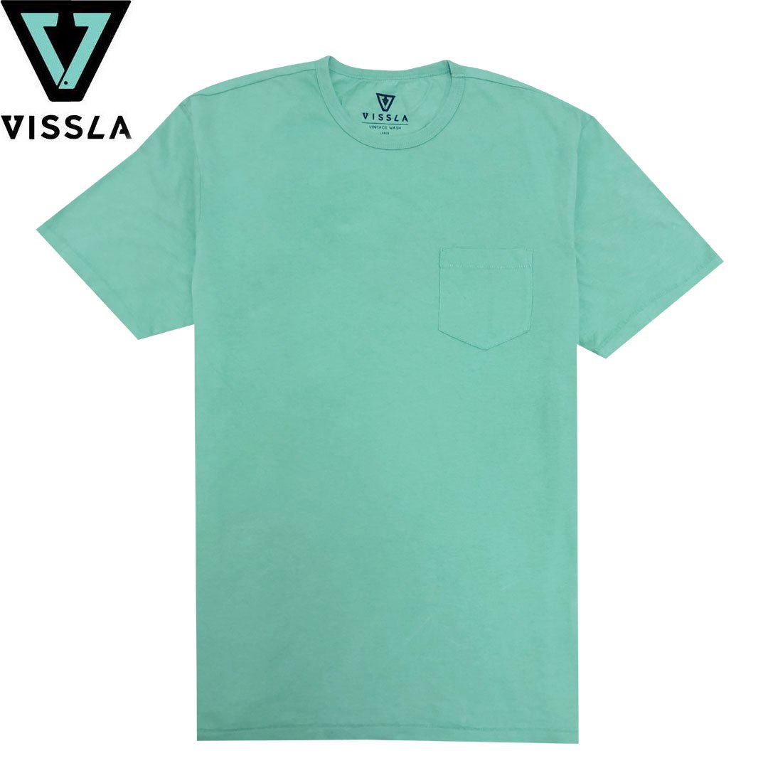 ヴィスラ VISSLA サーフィン Tシャツ VINTAGE WASH POCKET TEE