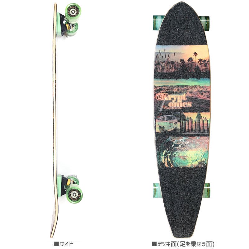 KRYPTONICS クリプトニクス ロングボード スケボー DROP DOWN LONGBOARD 40インチ GROOVIN CALIFORNIA  NO11