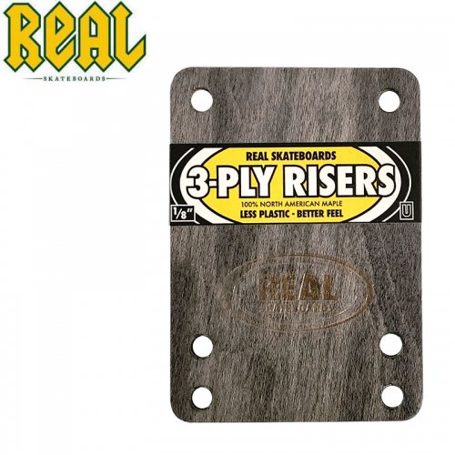 リアル REAL スケボー ライザーパッド 3-PLY RISERS 1/8 UNIVERSAL