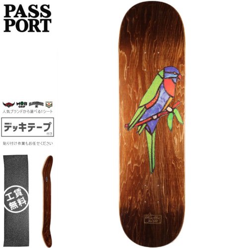 【PASS~PORT パスポート スケートボード デッキ】STAINGLASS JOSH PALL DECK【8.0インチ】NO50
