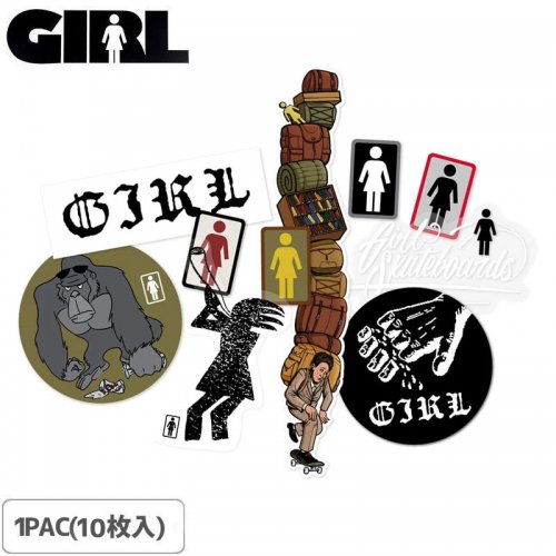 GIRL 륹ȥܡ STICKER ƥåONE Off STICKER PACK 10 NO126