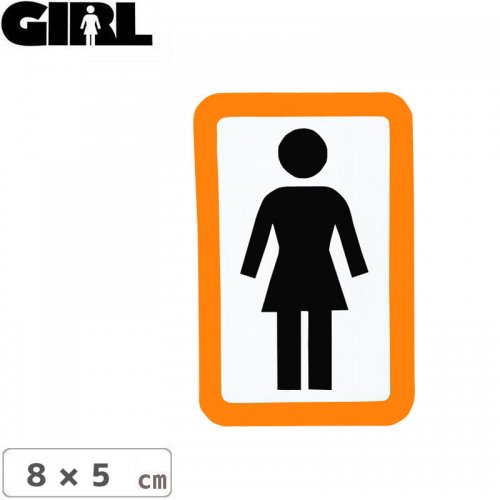 GIRL 륹ȥܡ STICKER ƥåBOX LOGO STICKER ֥åߥۥ磻 8cm x 5cm NO139