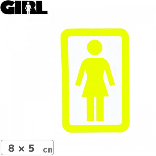 GIRL 륹ȥܡ STICKER ƥåBOX LOGO STICKER ߥۥ磻 8cm x 5cm NO140