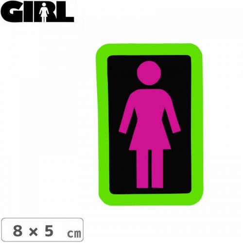 GIRL 륹ȥܡ STICKER ƥåBOX LOGO STICKER ԥ󥯡ߥ֥å 8cm x 5cm NO143