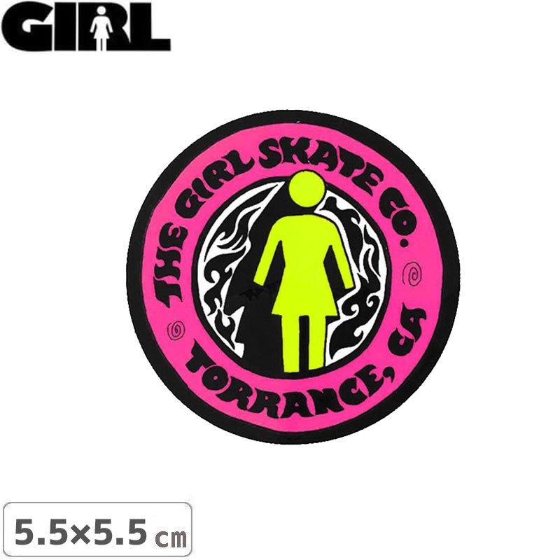 GIRL 륹ȥܡ STICKER ƥåLOGO STICKER ԥ 5.5cm x 5.5cm NO161