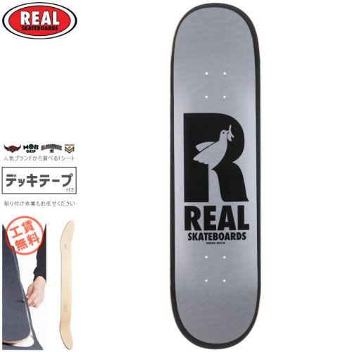 【リアル REAL スケートボード デッキ】DOVES RENEWAL DECK【8.25インチ】NO184