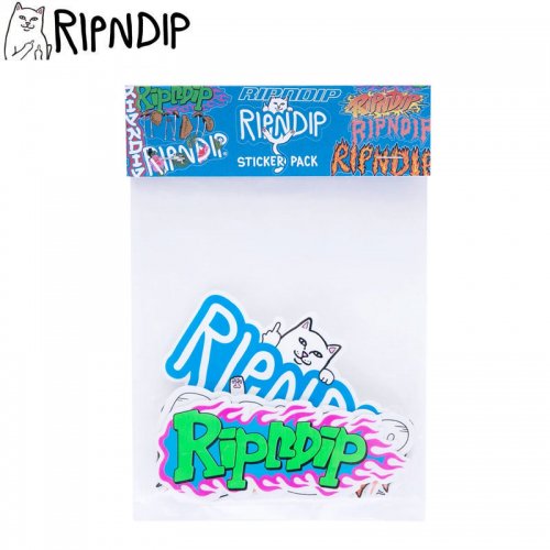 RIPNDIP リップンディップ ステッカー RIPNDIP LOGO STICKER PACK 10枚