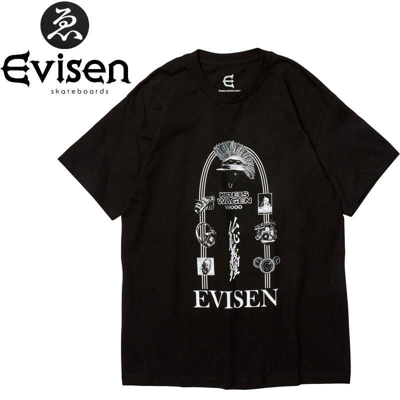 EVISEN エビセン スケボー Tシャツ KREISWAGEN V9000 MONO TEE