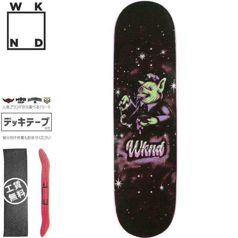 【新品】WKND ウィークエンド 8.0 TEAM / OVERSEER デッキ スケートボード スケボー ウィークエンド WKND スケボー デッキ OVERSEER DONATION DECK