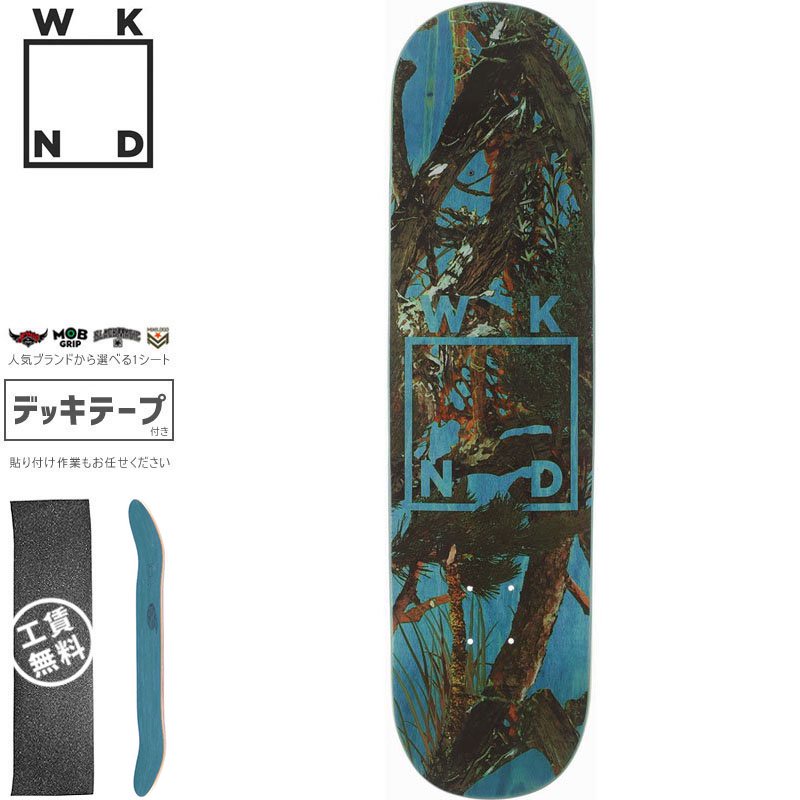 ウィークエンド WKND スケボー デッキ CAMO LOGO DECK 8.0インチ/8.125インチ/8.25インチ ブルー NO45