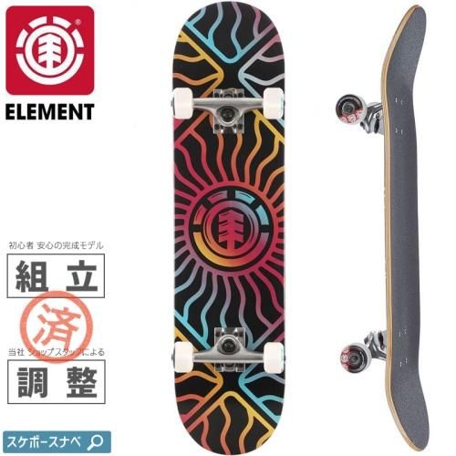 ELEMENT エレメント スケートボード コンプリート HATCHED RED BLUE COMPLETE 7.75インチ NO20