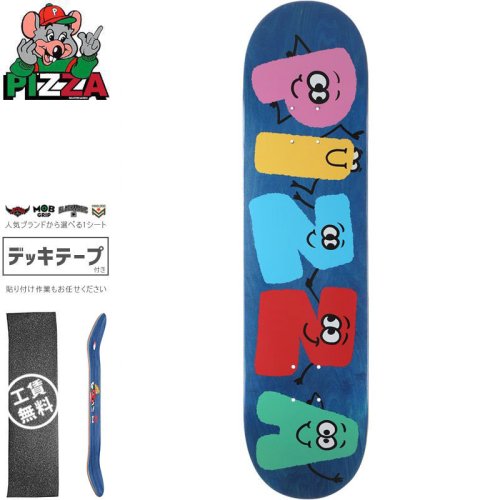 【PIZZA SKATEBOARDS ピザ スケートボード デッキ】FRENZ DECK【8.0インチ】ブルー NO41