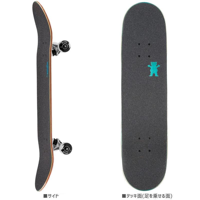グリズリー GRIZZLY スケボー コンプリート POWER FLOWER