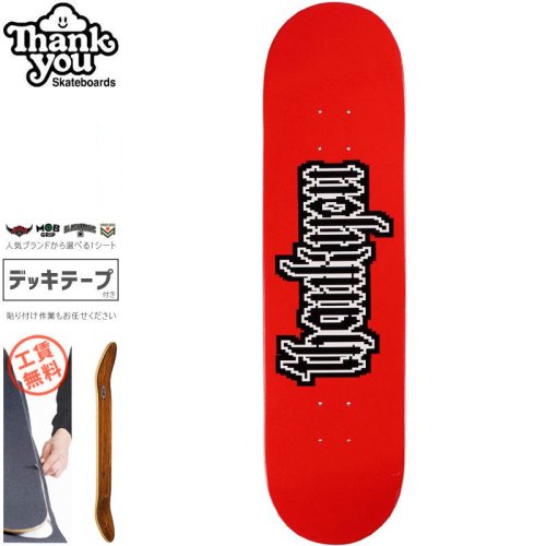 THANK YOU SKATEBOARDS サンキュー スケートボード デッキ SAY CHEESE 