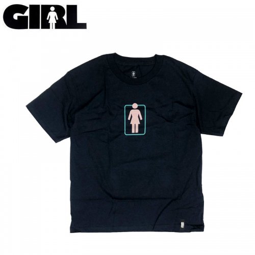 【GIRL ガールスケートボード キッズ Tシャツ】HERITAGE UNBOXED YOUTH TEE【ネイビー】NO5