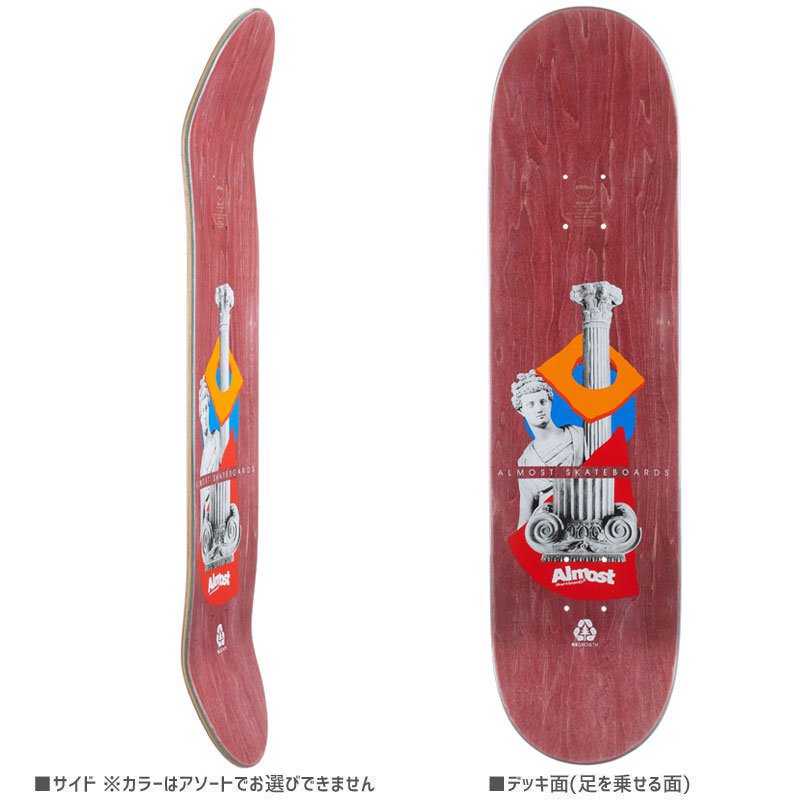 オルモスト ALMOST デッキ MULLEN UBER FADE DECK 超高反発 8.0インチ/8.25インチ NO232