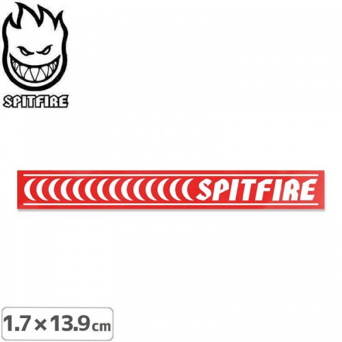 ڥԥåȥե SPITFIRE ܡ ƥåBARRED STICKER åɡߥۥ磻 1.7cm13.9cm NO141