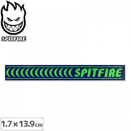 ڥԥåȥե SPITFIRE ܡ ƥåBARRED STICKER ֥롼ߥ꡼ 1.7cm13.9cm NO142