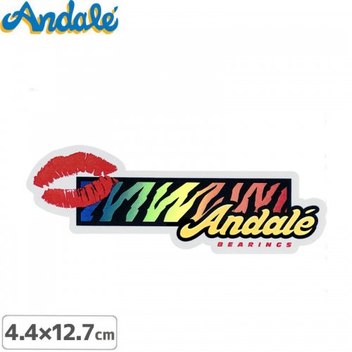 【アンデール ANDALE スケボー ステッカー】NHWS STICKER マルチ 4.4cm x 12.7cm NO11
