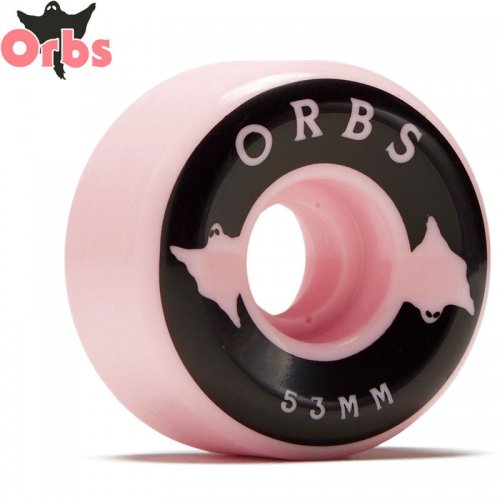 【オーブス ORBS スケボー ウィール】SPECTERS SOLID フルコニカル 99A ライト ピンク【53mm】NO25
