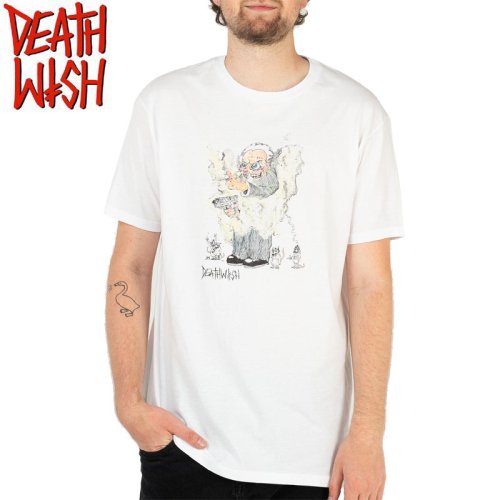 【デスウィッシュ DEATHWISH スケボーTシャツ】MICE & MEN TEE【ホワイト】NO43